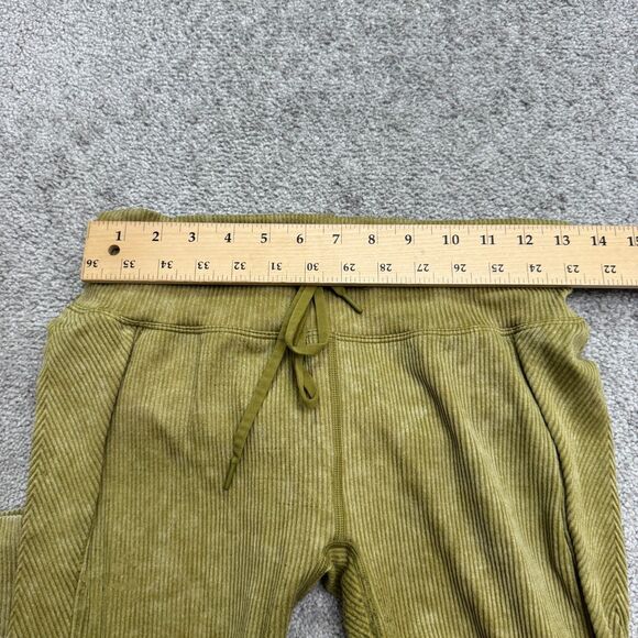 Pink By Victoria's Secret Active Ribbed Leggings Womens Medium Green Compression - Picture 8 of 16